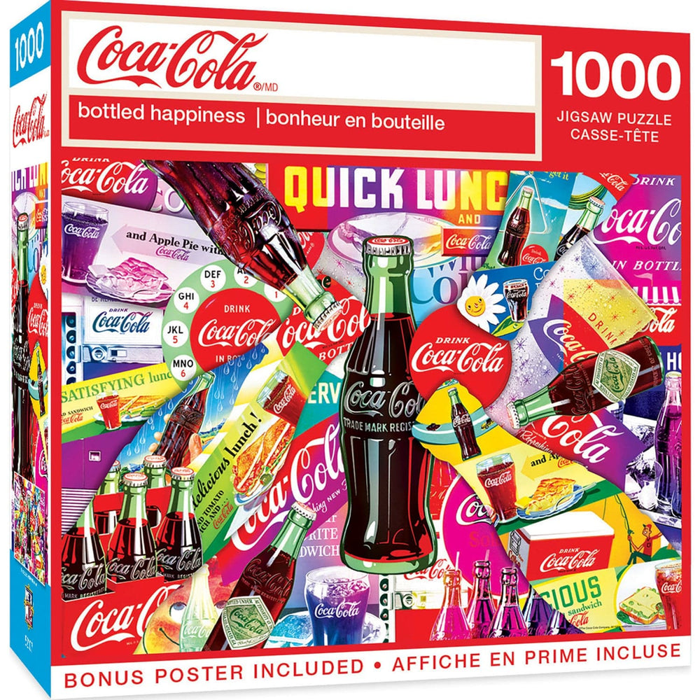 Coca-Cola - Bottled Happiness 1000 Piece Jigsaw Puzzle (ONLINE ORDER ONLY)