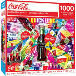 Coca-Cola - Bottled Happiness 1000 Piece Jigsaw Puzzle (ONLINE ORDER ONLY)