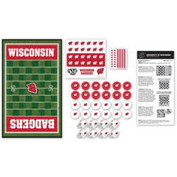 Wisconsin Badgers Checkers Board Game (ONLINE ORDER ONLY)