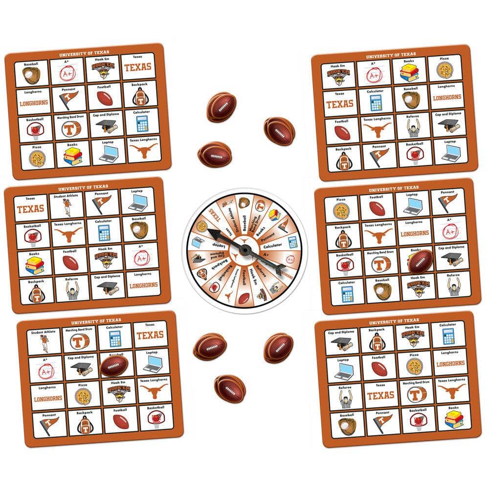 Texas Longhorns NCAA Bingo Game (ONLINE ORDER ONLY)