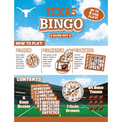 Texas Longhorns NCAA Bingo Game (ONLINE ORDER ONLY)