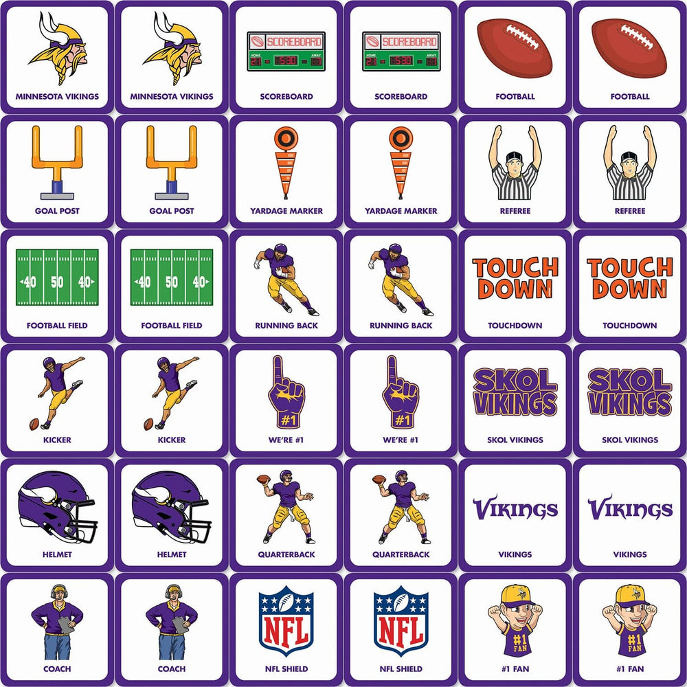 Minnesota Vikings Matching Game (ONLINE ORDER ONLY)