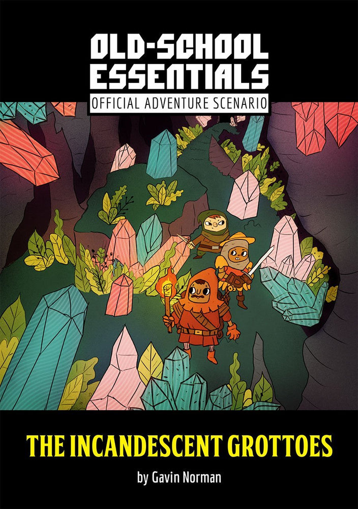 Old-School Essentials Official Adventure Scenario: The Incandescent Grottoes (ONLINE ORDER ONLY)