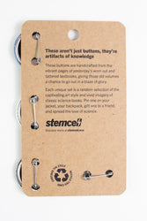 Old Science Books: Upcycled Buttons (ONLINE ORDER ONLY)