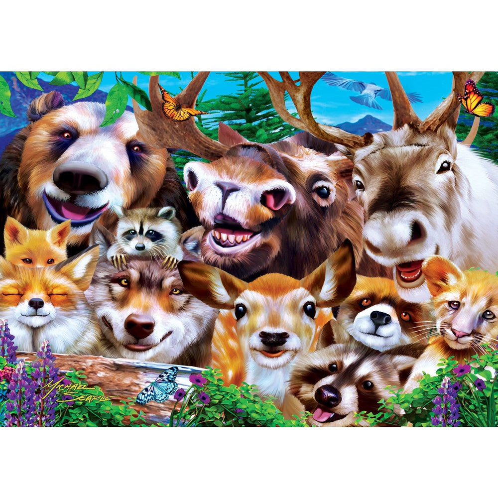 Selfies - Woodland Goofballs 500 Piece Jigsaw Puzzle