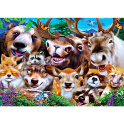 Selfies - Woodland Goofballs 500 Piece Jigsaw Puzzle
