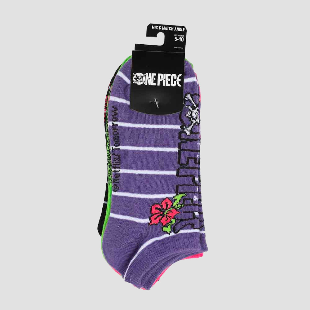 One Piece Mix & Match 5-Pack Set Women's Ankle Socks (Online Order Only)