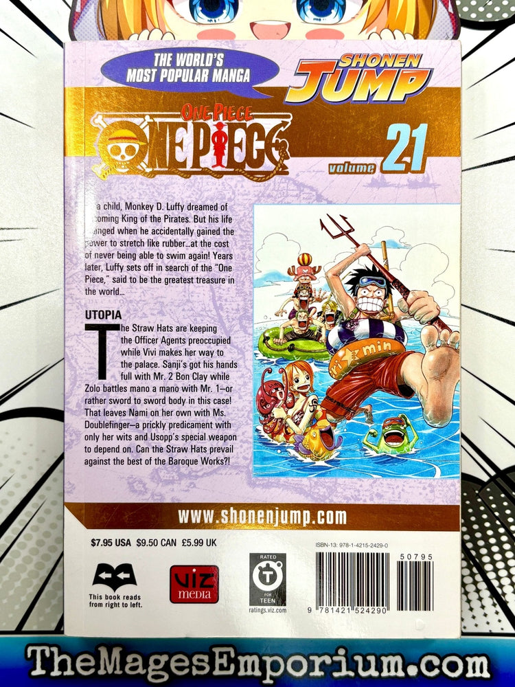 One Piece Vol 21 Gold Foil (Online Order Only)