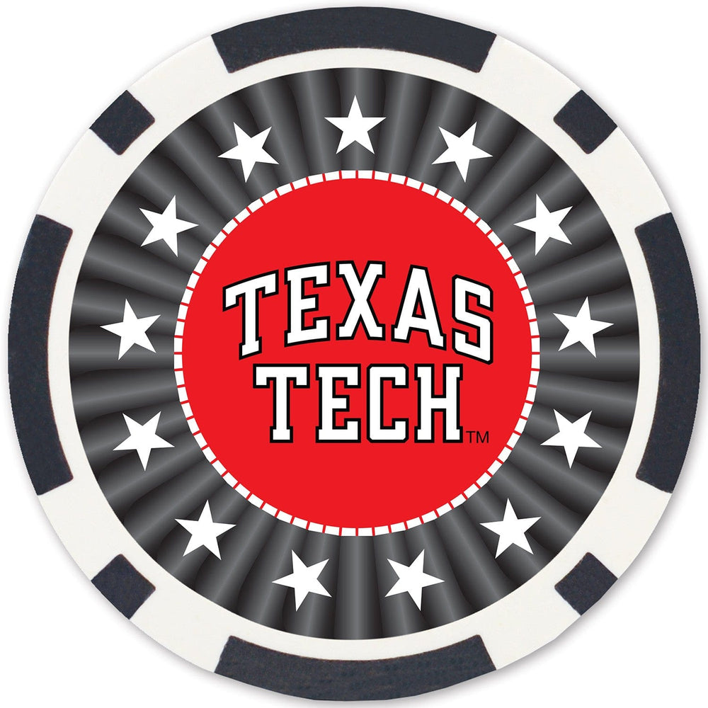 Texas Tech Red Raiders 100 Piece Poker Chips (ONLINE ORDER ONLY)