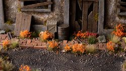 Gamers Grass Tufts: Orange Flowers- Wild (ONLINE ORDER ONLY)