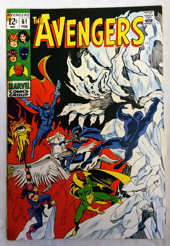Avengers #061, Marvel Comics (February 1969, GD+) (ONLINE ORDER ONLY)
