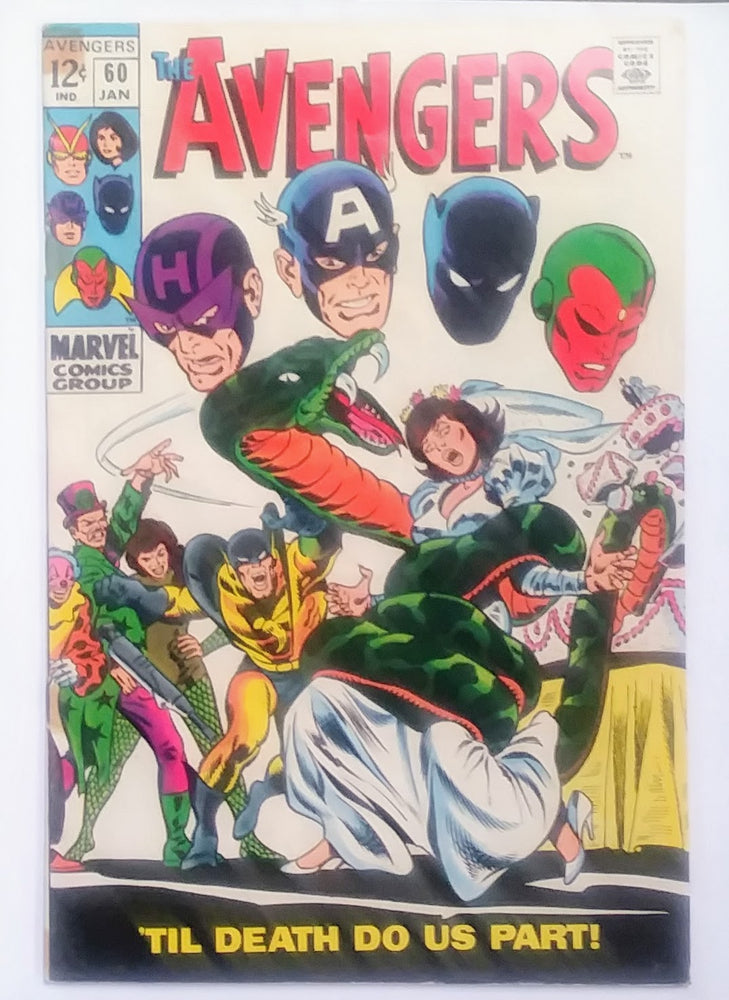Avengers #060, Marvel Comics (January 1969, GD+) (ONLINE ORDER ONLY)
