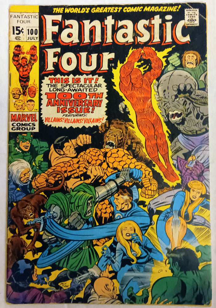 Fantastic Four #100, Marvel Comics (July 1970, GD-) (ONLINE ORDER ONLY)