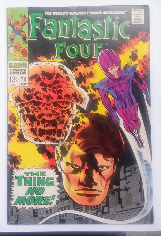 Fantastic Four #078, Marvel Comics (September 1968, GD+) (ONLINE ORDER ONLY)