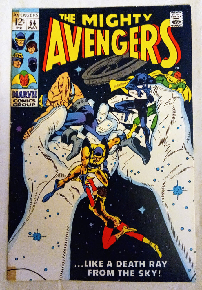 Avengers #064, Marvel Comics (May 1969, G/VG) (ONLINE ORDER ONLY)