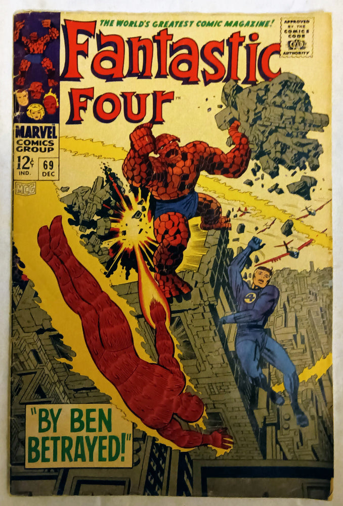Fantastic Four #069, Marvel Comics (December 1967, GD-) (ONLINE ORDER ONLY)