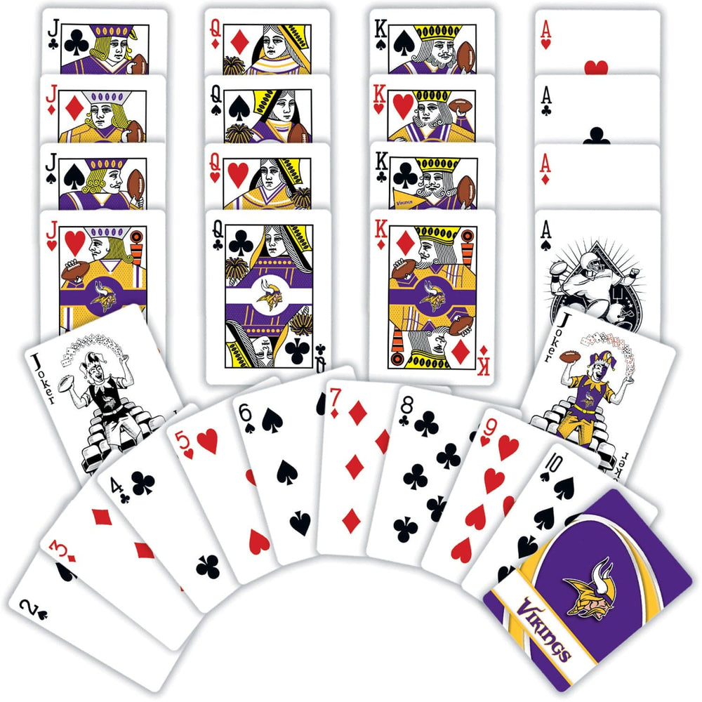 Minnesota Vikings Playing Cards - 54 Card Deck (ONLINE ORDER ONLY)