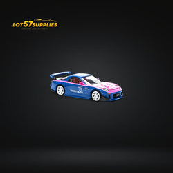 (Pre-Order) PopRace Mazda RX7 RE-AMEMIYA - Blue/Pink 1:64 (ONLINE ORDER ONLY)
