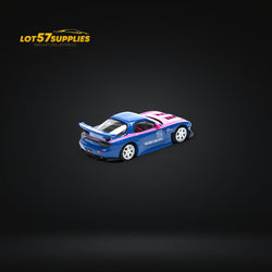 (Pre-Order) PopRace Mazda RX7 RE-AMEMIYA - Blue/Pink 1:64 (ONLINE ORDER ONLY)