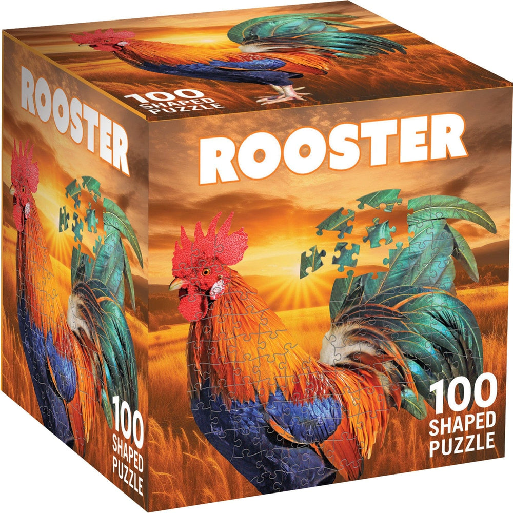 Rooster 100 Piece Shaped Jigsaw Puzzle (ONLINE ORDER ONLY)