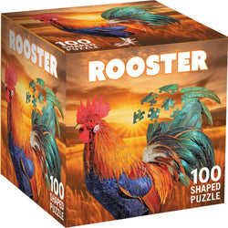 Rooster 100 Piece Shaped Jigsaw Puzzle (ONLINE ORDER ONLY)