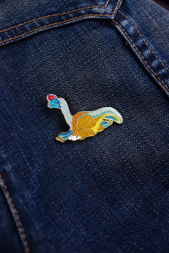 Oviraptor Enamel Pin (Oviraptor philoceratops) (ONLINE ORDER ONLY)
