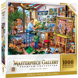 Masterpiece Gallery - Gallery on the Square 1000 Piece Jigsaw Puzzle (ONLINE ORDER ONLY)
