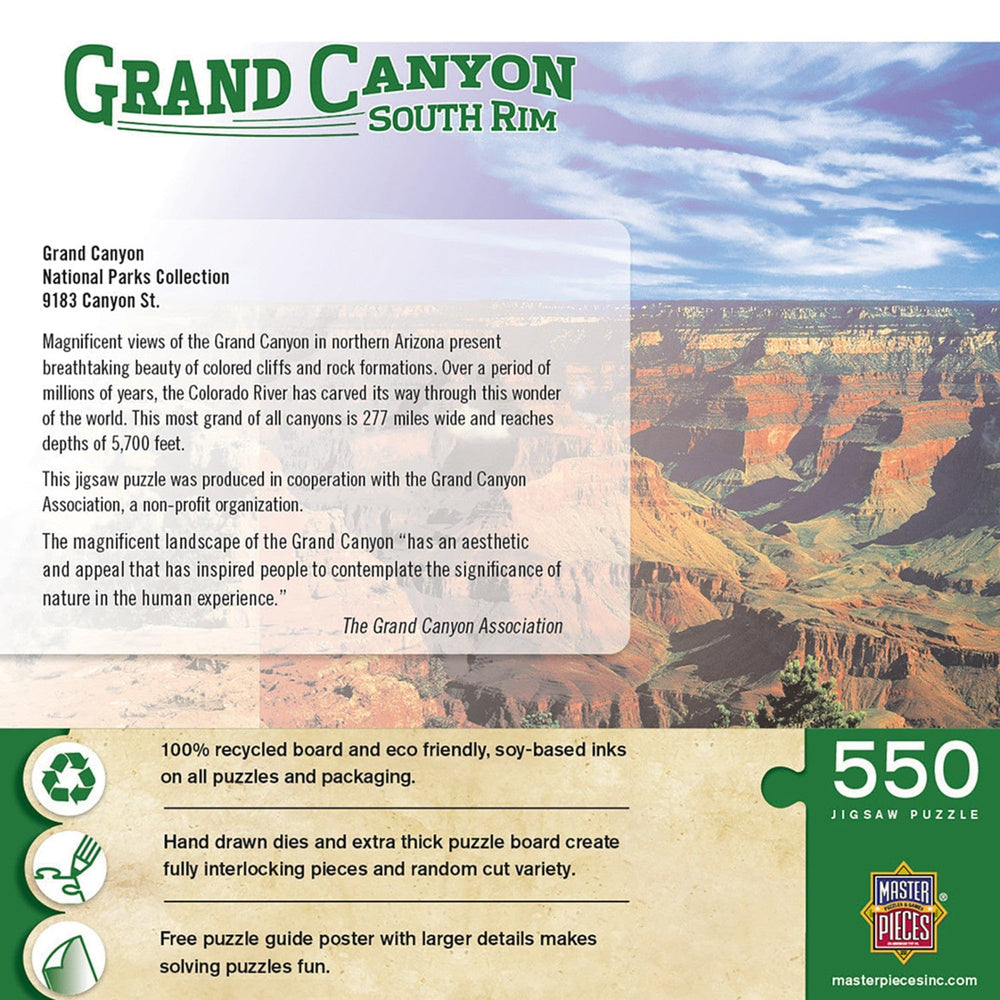 Grand Canyon South Rim 550 Piece Jigsaw Puzzle (ONLINE ORDER ONLY)