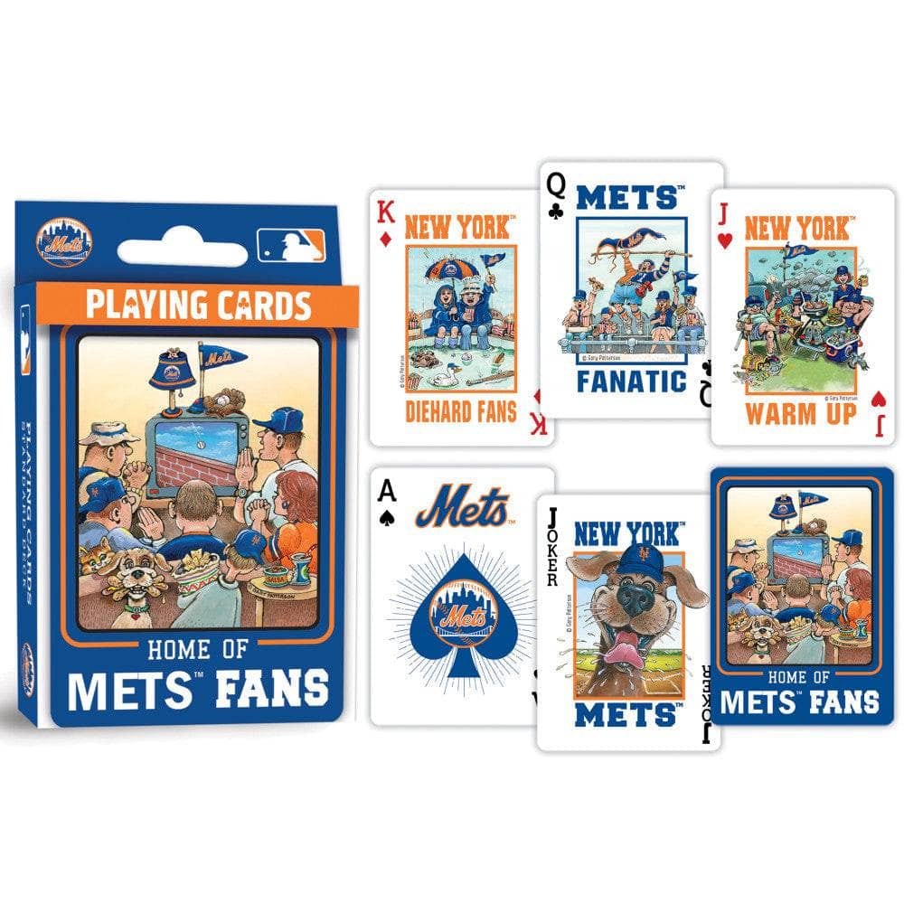 New York Mets Fan Deck Playing Cards - 54 Card Deck (ONLINE ORDER ONLY)