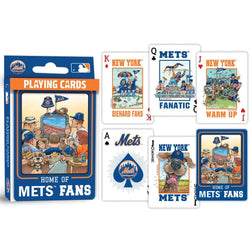 New York Mets Fan Deck Playing Cards - 54 Card Deck (ONLINE ORDER ONLY)