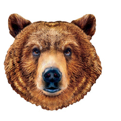 Grizzly Bear 100 Piece Shaped Jigsaw Puzzle (ONLINE ORDER ONLY)