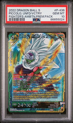 2022 DRAGON BALL SUPER PICCOLO, UNFD/VCTRY #P-436 - PSA 10 (Online Order Only)