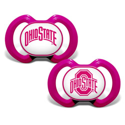 Ohio State Buckeyes - Pink Pacifier 2-Pack (ONLINE ORDER ONLY)