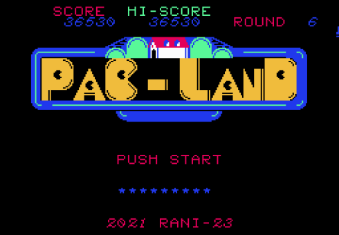 Pac-Land (Homebrew) (Nintendo NES) (ONLINE ORDER ONLY)