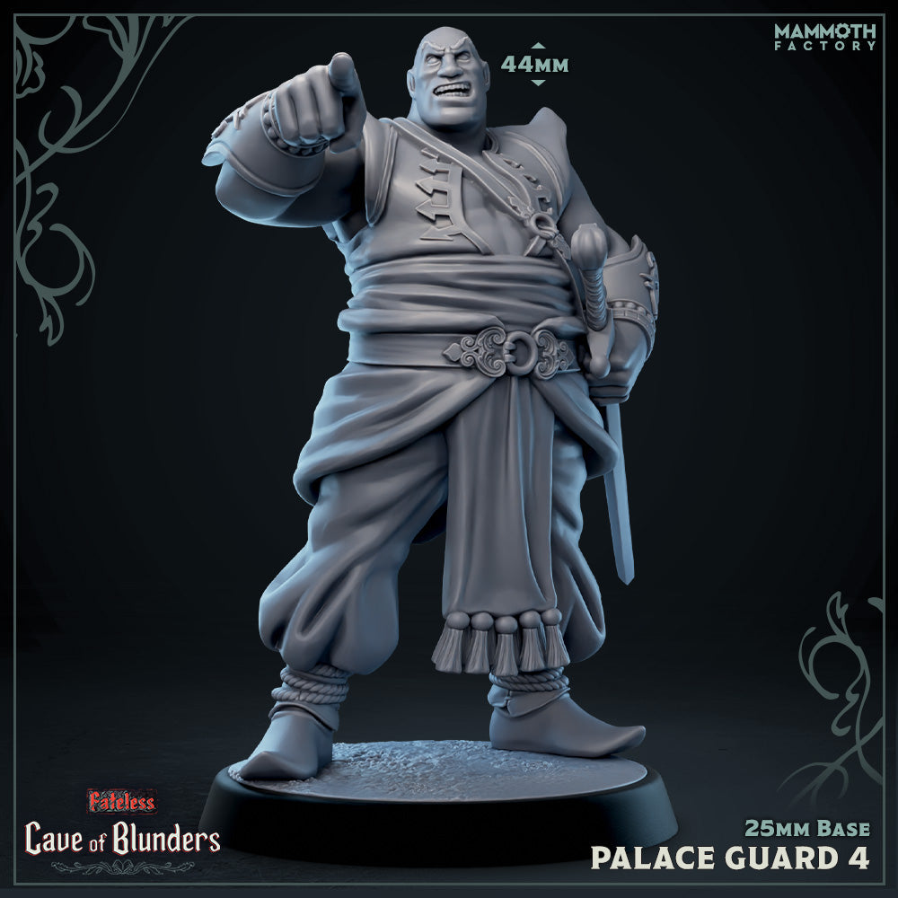 Palace Guard with Scimitar: Sculpt 4 (Male Human Fighter) (Online Only)