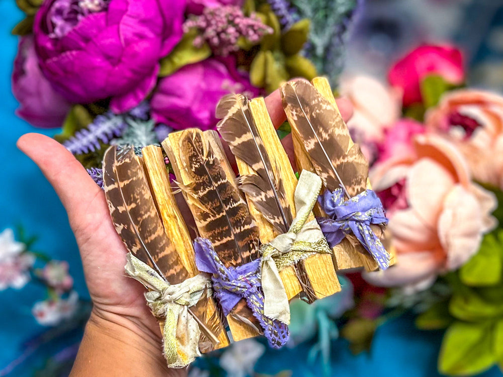 Sustainable Palo Santo Smudge Stick Gift Set, Metaphysical Stocking Stuffers (ONLINE ORDER ONLY)