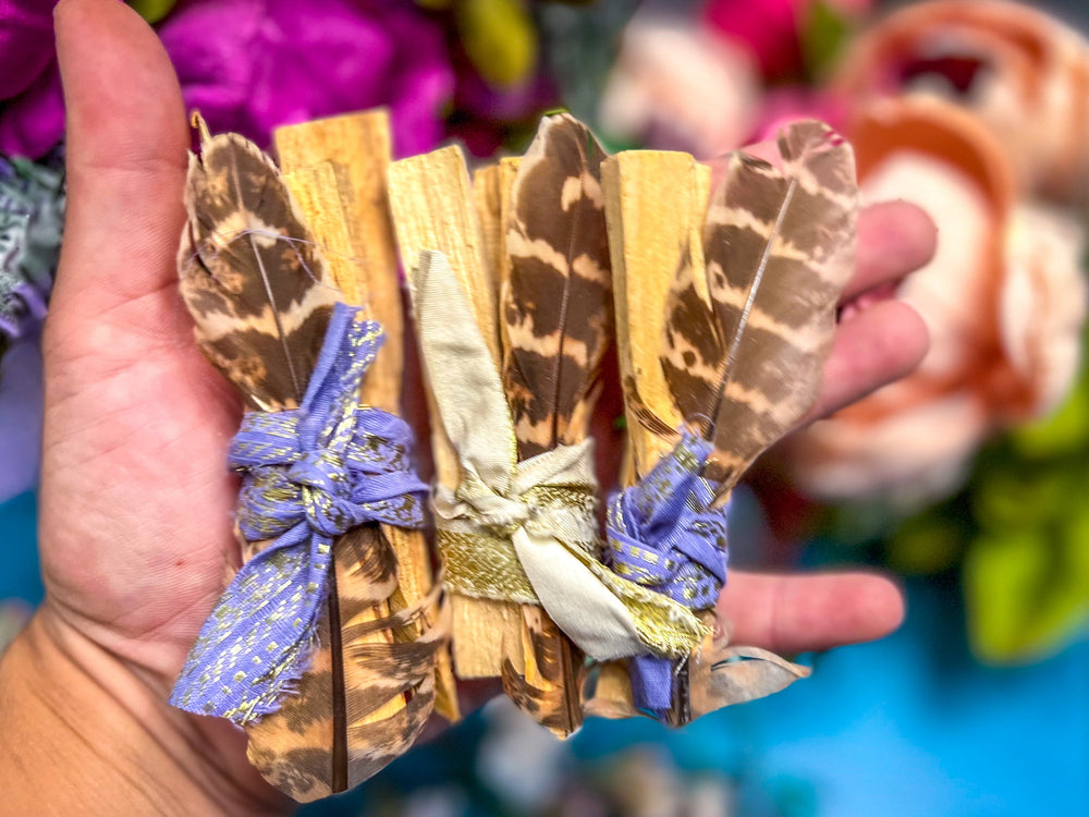Sustainable Palo Santo Smudge Stick Gift Set, Metaphysical Stocking Stuffers (ONLINE ORDER ONLY)