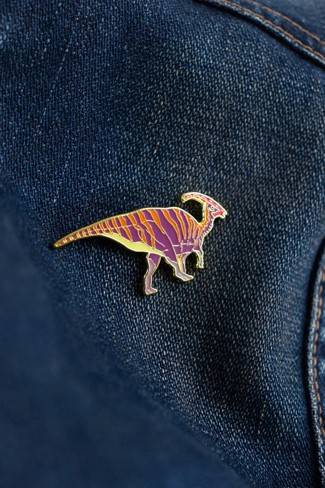 Parasaurolophus Enamel Pin (Parasaurolophus walkeri) (ONLINE ORDER ONLY)