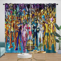Saint Seiya Curtains Blackout Window Drapes Room Decoration (Online Order Only)
