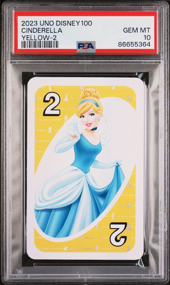 2023 UNO DISNEY 100 CINDERELLA YELLOW 2 PSA 10 (Online Order Only)