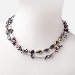 Peacock Pearl and Spinel Necklace (ONLINE ORDER ONLY)