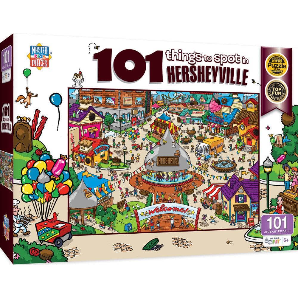 101 Things to Spot in Hersheyville - 101 Piece Jigsaw Puzzle (ONLINE ORDER ONLY)