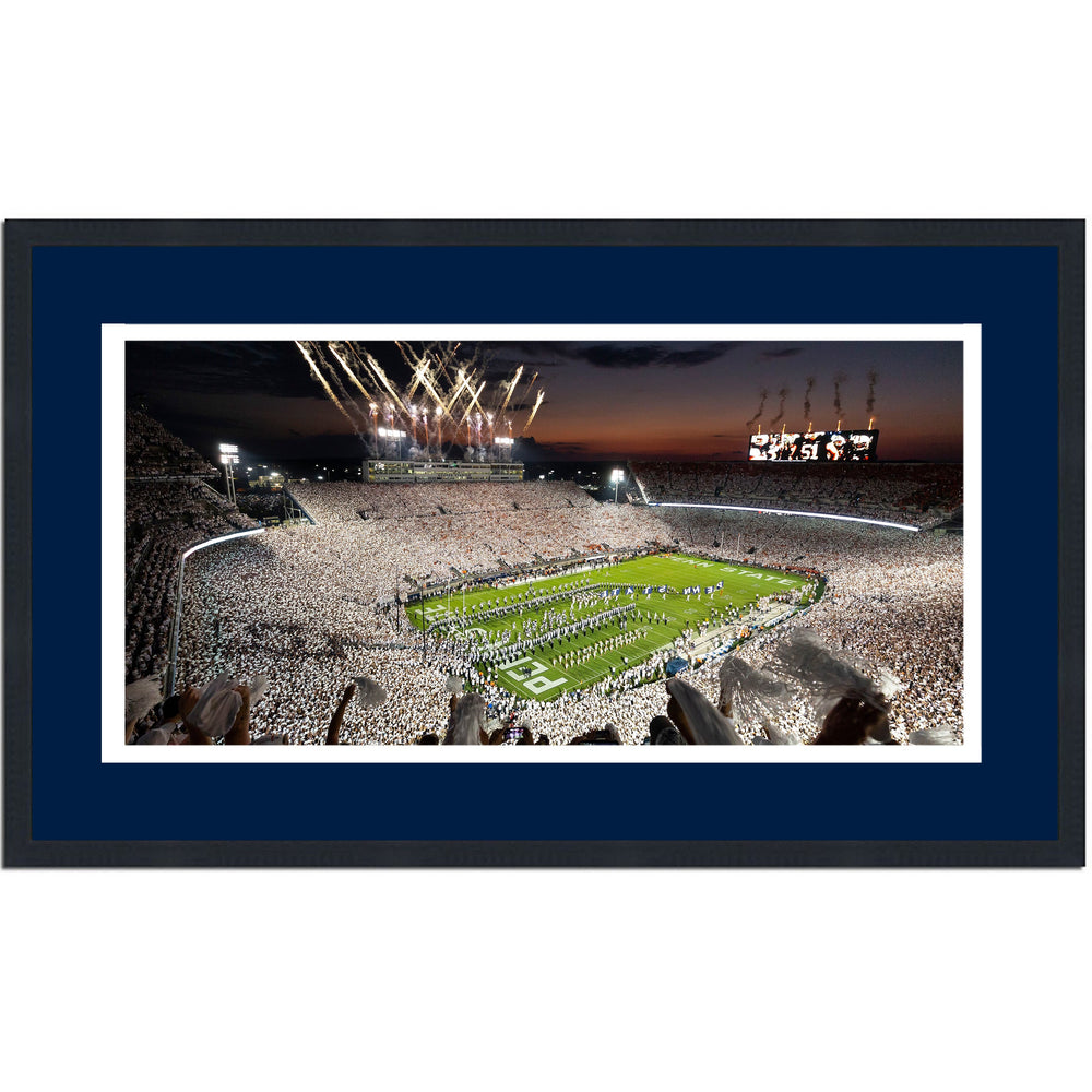 Framed Beaver Stadium (Happy Valley) Penn State 16x24 NCAA Football Photo Professionally Matted (ONLINE ORDER ONLY)