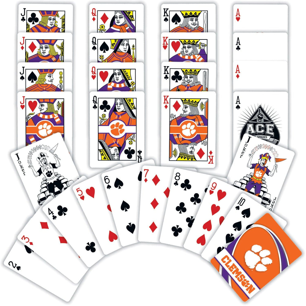 Clemson Tigers Playing Cards - 54 Card Deck (ONLINE ORDER ONLY)