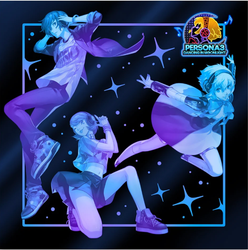 Persona 3: Dancing in Moonlight (2LP Moonlight Splatter Blue) [Vinyl] (ONLINE ORDER ONLY)