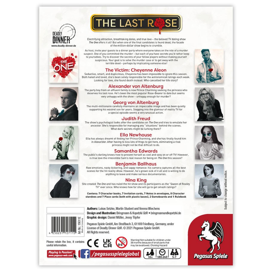 Deadly Dinner: The Last Rose (ONLINE ORDER ONLY)