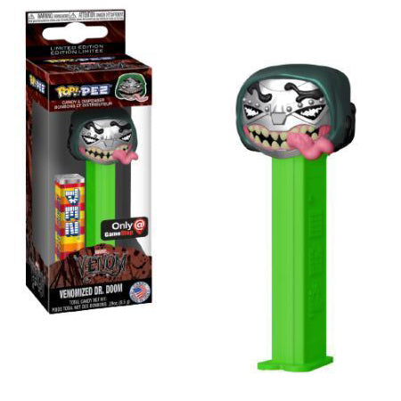 Pop Pez Venomized Dr. Doom (Metallic) - GameStop Exclusive (Online Order Only)