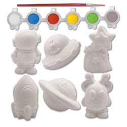 Space Adventure - Plaster Figurine Paint Set (ONLINE ORDER ONLY)