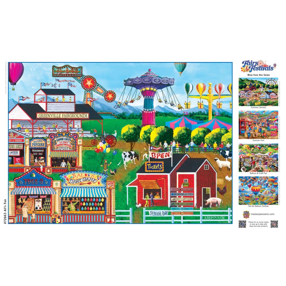 Fairs & Festivals - All's Fair 1000 Piece Jigsaw Puzzle (ONLINE ORDER ONLY)