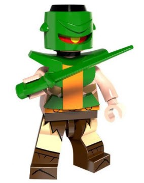 Tri-Klops Custom Minifig – Evil Warrior (Online Only)